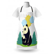 Mammal and His Baby Outdoors Apron