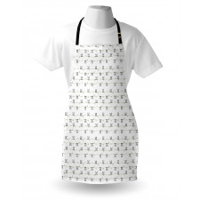 Bamboo Branches with Heads Apron