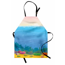 Vertical Underwater Scene Apron