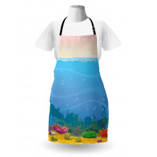 Vertical Underwater Scene Apron