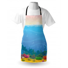 Vertical Underwater Scene Apron