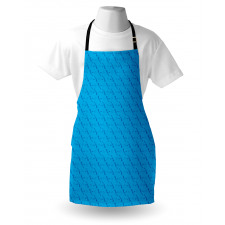 Diver and Fish Silhouettes Apron