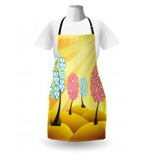 Blooming Trees Apron