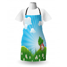 House on a Hill Apron