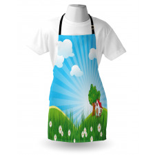 House on a Hill Apron