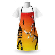 Sakura Japanese Apron