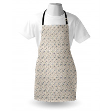 Pastel Branches Spots Apron