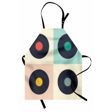 Pastel Record Discs Apron