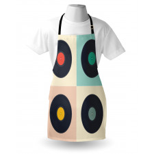 Pastel Record Discs Apron