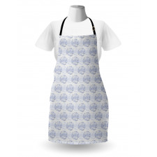 Doodle Flower Drawings Apron