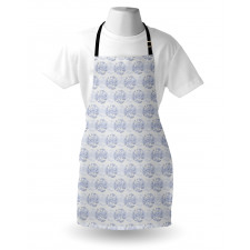 Doodle Flower Drawings Apron