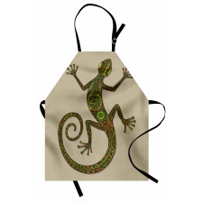 Lizard Pattern Apron