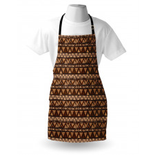 Primitive Motif Earthy Tone Apron