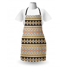 Triangles Tribal Motifs Art Apron