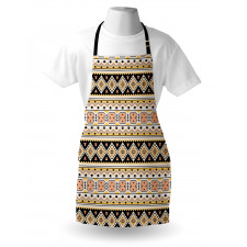 Triangles Tribal Motifs Art Apron