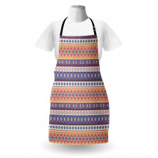 Mexican Inspired Lines Art Apron