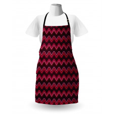 Ethnic Chevrons in Warm Tones Apron