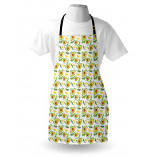 Sliced Avocados and Lemons Apron