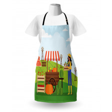 Farmer Selling Products Apron