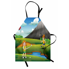 Golfer Children Apron