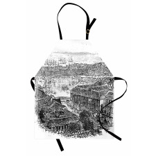 Vintage City Silhouette Apron