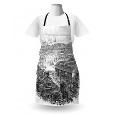 Vintage City Silhouette Apron