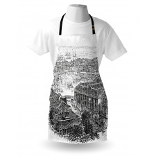 Vintage City Silhouette Apron