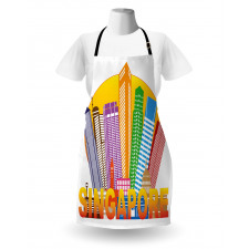 Typography and Skyline Apron