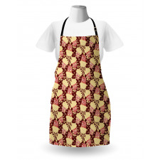 Movie and Popcorn Pattern Apron