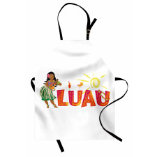 Hula Dancer with a Ukulele Apron