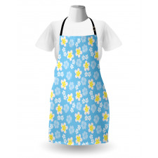 Freshening Soft Tone Flowers Apron