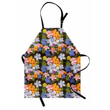 Colorful Various Flowers Apron