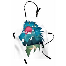 Creative Landscape Animal Apron