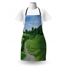 Idyllic Road Forest Apron