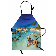 Beach and Clear Ocean Apron