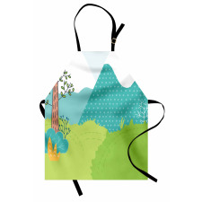 Dotted Mountains Apron