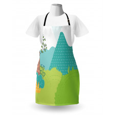 Dotted Mountains Apron