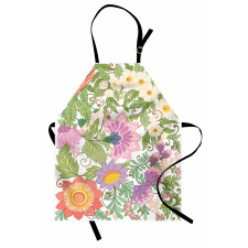 Pastel Flowers Nostalgia Apron