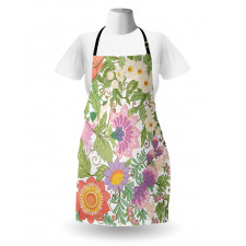 Pastel Flowers Nostalgia Apron