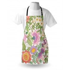 Pastel Flowers Nostalgia Apron