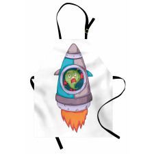 Monster Rocket Space Travel Apron