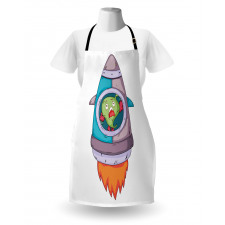 Monster Rocket Space Travel Apron