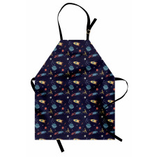 Stars Rockets and Planets Apron