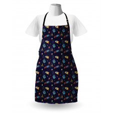 Stars Rockets and Planets Apron