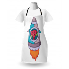 Creature in a Space Rocket Apron