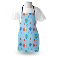 Colorful Galactic Elements Apron