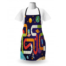 Cartoon Style Children Flying Apron