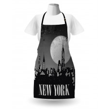 Grunge Nighttime City Apron