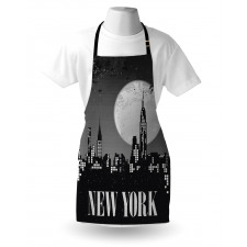 Grunge Nighttime City Apron