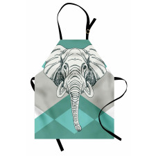 Minimalist Boho Elephant Apron